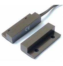 BS-2011BR Stickable magnetic contact 33x13 mm, brown
